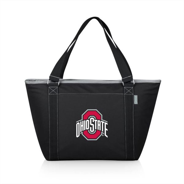 PICNIC TIME NCAA Ohio State Buckeyes Topanga Insulated Cooler Tote , Black, 21 x 8.7 x 13