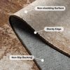 Washable Runner Rug, 2x6 Kitchen Rugs Brown Long Runner Rugs with Rubber Back...