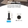 PATIKIL #6-32 x 1/2" Flat Head Socket Cap Screw, 10 Pack Flat Counter Sink Bolt Hex Socket Drive Machine Screw Full Thread Course Thread UNC Black Oxide Grade 10.9