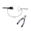 Patented Pre-Assembled Adapter Ties - Anti-Theft Cable Locks for Tools, Dongl...