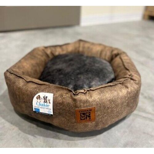BALP Pet Atelier Brown  Donut Shape Soft Warm Bed for Cats and Small Dogs