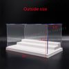 US Acrylic Plastic Display Box Case for Minifigures 25cm White Self-Assembly UV