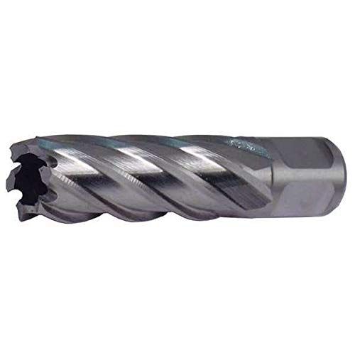 Annular Cutter, High Speed Steel, Bright (Uncoated), 1 1/8 in