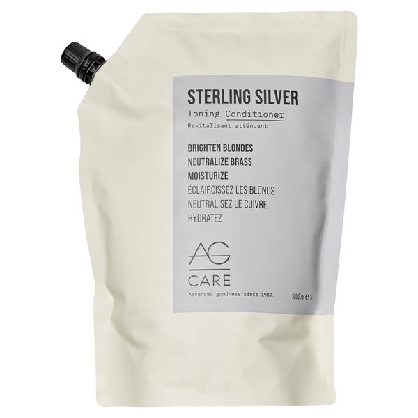 AG Care Sterling Silver Toning Conditioner, 33.8 Fl Oz