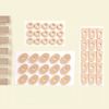 90 Pieces Corn Cushions, Soft Latex Foam Self Adhesive Callus Pads Corn Pad for Foot Toe Callus Anti Friction Reduce Foot and Heel Pain, 3 Models