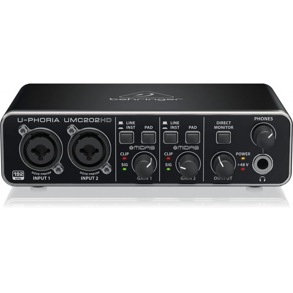 Behringer U-Phoria UMC202HD USB Audio Interface