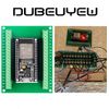 DUBEUYEW ESP32S ESP32 Development Board 2.4GHz Dual-Mode WiFi+ Bluetooth Dual Cores Microcontroller Processor, with two Breakout Board(38pin Combination sets-2PCS)