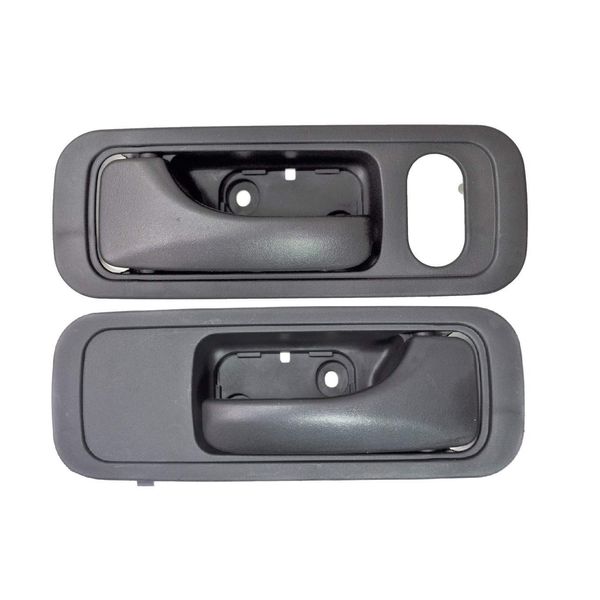 PT Auto Warehouse HO-2602A-FP - Interior Inner Inside Door Handle, Black - Front Left/Right Pair