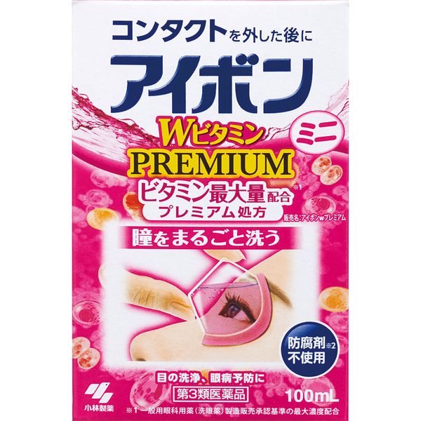 Kobayashi Pharmaceutical Eyebon W Vitamin Mini Premium 100ml