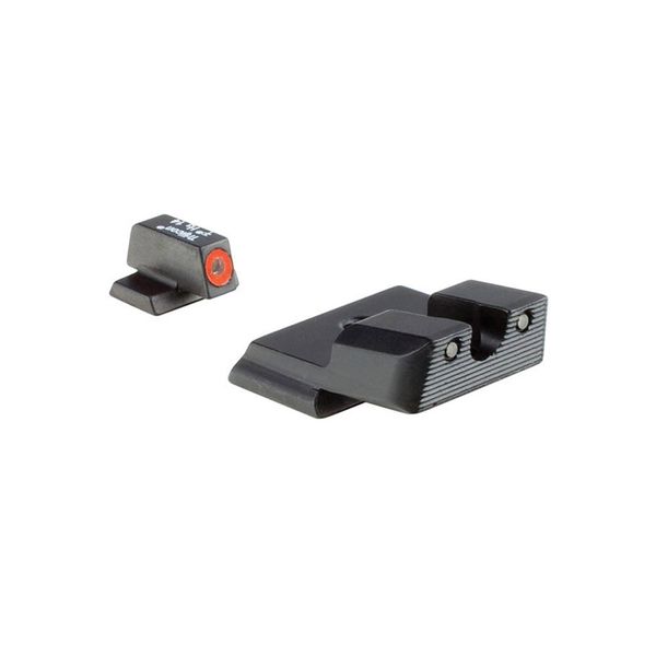 Trijicon S&W M&P Shield HD Night Sight Set, Orange Front Outline