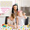 DALAETUS 2 Pcs Disposable Easter Table Cloth Set for Easter Gifts,RectangularTable Decorations for Easter Themed Party Supplies,Plastics Eggs Chick Floral Pattern Easter Egg Tablecloth