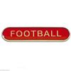 Football Badge ideal for schools (red)