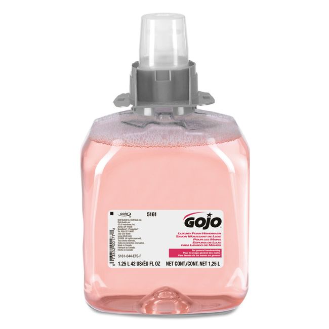 GOJO FMX-12 Luxury Foam Hand Wash Cranberry FMX-12 Dispenser 1250mL Pump