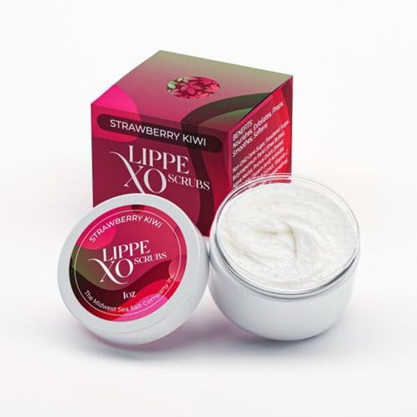 Strawberry Kiwi Exfoliating Lip Scrub - Lippe XO