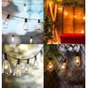 10 Pack Replacement Light Bulbs Outdoor, 7W ST40 Clear Edison Replacement Bul...