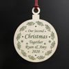 Our 2nd Christmas Together PERSONALISED Tree Decoration Couple Gift Keepsake