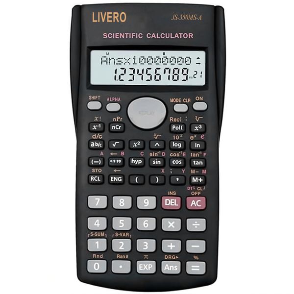 JS-82MS-A Handheld Multi-Function 2-Line Display Digital LCD Scientific Calculator School Secondary for Science Math’s Stationary Calculator 240 Calculations Function Protective Auto Power Off (1)