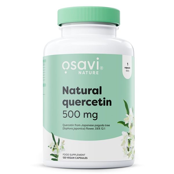 Natural Quercetin, 500mg - 120 Vegan caps