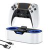 NEWDERY PS5 Controller Charging Station, Quick Charging Station for Playstation 5 Controller, Single Controller Charging Stand as Replacement for PS5 Controller and PS5 Pro Controller