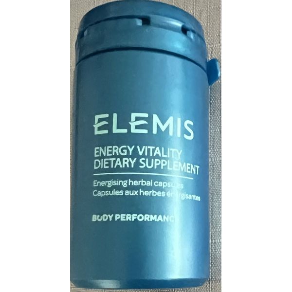 Elemis Energy Vitality Dietary Supplement 60 Capsules New No Box