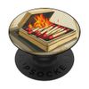 Burning matches in matchbook PopSockets Swappable PopGrip