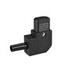 sourcing map AC110-250V 10A Female IEC320 C13 Power Socket Adapter Connector Right Angle