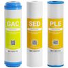 Max Water Whole House Water Filter Replacement Set Pleated + Sediment + GAC