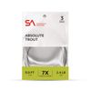 Scientific Anglers Absolute Trout 7.5 ft 5X Leader 3 Pk