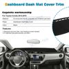 Inner Dashboard Cover Pad Dashmat Sun Glare Protector Carpet For Corolla 2014-18