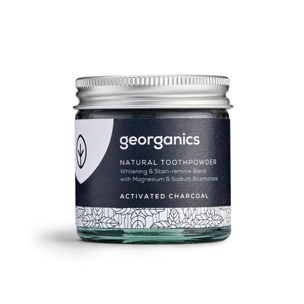 Georganics Natural Activated Charcoal Flavour Whitening Toothpaste Powder 60 ml