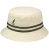 Kangol Stripe Lahinch Bucket Hat, Beige, Small
