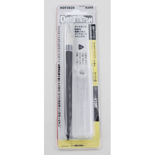 Design Knife-Shaped Diamond File, Diamond Finish, DiaFinish #200 HDF3020