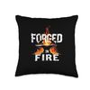 Forged In Fire Throw Pillow