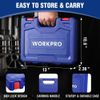 WORKPRO 20PACK 1/2" Drive Deep Impact Socket Set  Metric 10-27mm Universal Joint