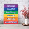 Funky Monkey House Colour Behaviour Chart/Warning Chart - Children–Toddlers–SEN–Autism–ADHD – AWS