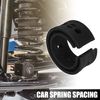 X AUTOHAUX 2pcs Black Car Coil Spring Buffer Rubber Buffer Universal B Type