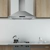 30 inch Wall Mount Stainless Steel Range Hood Kitchen Vent Touch Control 700 CFM