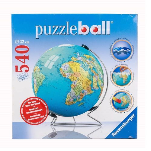 Ravensburger The Earth 540 Piece 3D Puzzle - Engaging Fun for Kids and Adults | Precision Fit with Easy Click Technology | Durable Displayable Model | Celebrating Over 130 Years of Quality