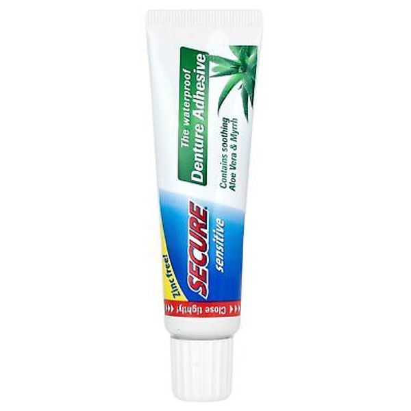 The Waterproof Denture Adhesive, Sensitive, 1.4 oz (40 g)