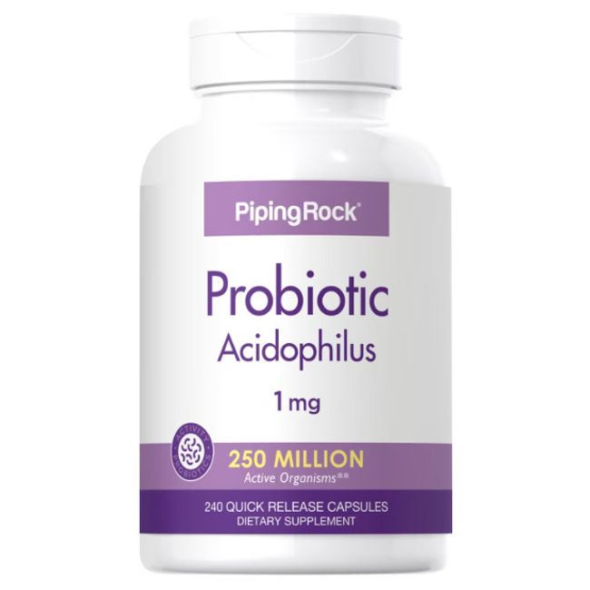 Probiotic Acidophilus 250 Million Organisms, 240 Quick Release Capsules