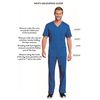 Cherokee Men Warm up Scrub Jacket with Zip Front WW320, L, Black