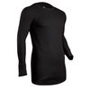 Indera Icetex Men's Performance Crewneck Base Layer, Thermal Long-Sleeve, Black, Medium