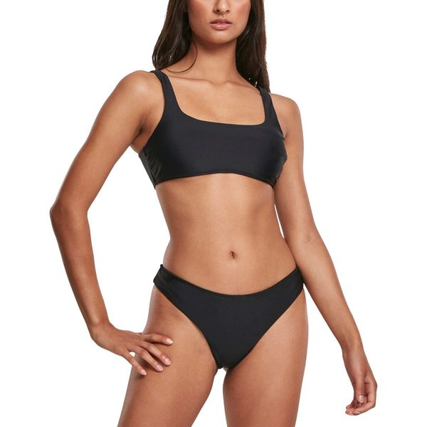 Urban Classics Women's Ladies Tanktop Bademode Bikini Set, Black, XS UK