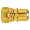 Nitto Koki ZEL-3P NBR Zero Spill Coupler Plug Brass