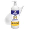 Rocky Mountain Sunscreen SPF 50 LOTION | Reef Safe (Octinoxate & Oxybenzone Free) Water-Resistant | Broad Spectrum UVA/UVB Protection | Non-Greasy, Fragrance Free, Vegan, Gluten Free | Quart with Pump (32 Fl Oz)