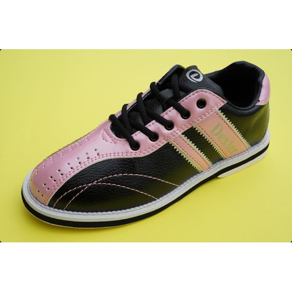 Dexter Bowling Shoes Ds38 Black Pink 24.5cm Right Throw [Bowling Shoes]