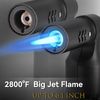 2 Pack Butane Torch Lighter Big Jet Flame Refillable Portable Butane Torch