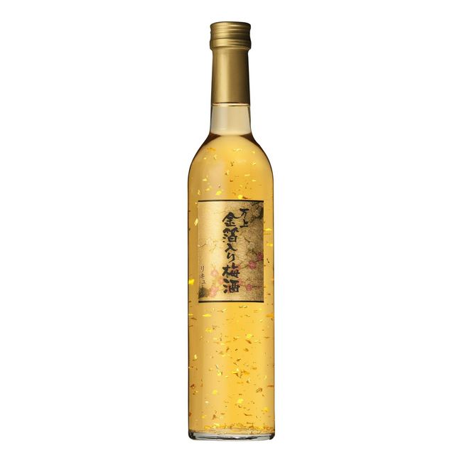 Mankami Plum Wine with Gold Leaf (16.9 fl oz (500 ml)