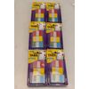 3M Post-it Durable Index Write-on 1" x 1.5" 36 Tabs On-the-Go Dispenser 6-Pack