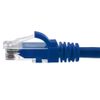 NavePoint Ethernet Patch Cable CAT6A, UTP, 24AWG, 5 Ft, 10 Pack, Blue